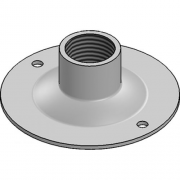 25mm Galvanised Steel Dome Cover